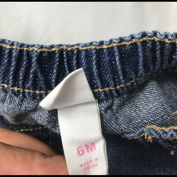 CARTERS stretch pants & CIRCO jean skirt 6M - Picture 6 of 10